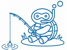 画像1: いかだ釣り (1)